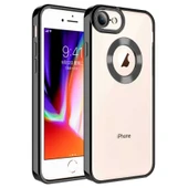Apple iPhone SE 2020 Kılıf Kamera Korumalı Logo Gösteren Zore Omega Kapak - 1