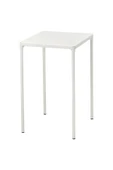 FEJAN Balkon Masası, Beyaz, Uzunluk: 50 cm Genişlik: 44 cm Yükseklik: 71 cm - 2