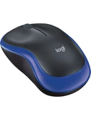 LOGITECH M185 USB Alıcılı Kompakt Kablosuz Mouse - Mavi - 1