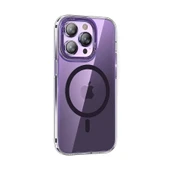 Apple iPhone 14 Pro Max Kılıf M-safe Şarj Özellikli Sert PC Zore Fuya Kapak thumbnail 1