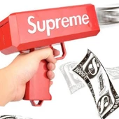 Para Fırlatma Saçma Tabancası Top Supreme Banknot Süper Para Silah Oyuncaklar Parti Oyunu - 1