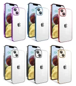 Apple iPhone 14 Kılıf Kamera Korumalı Renkli Çerçeveli Zore Garaj Kapak thumbnail 2