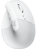 LOGITECH Lift Sessiz Kablosuz Ergonomik Dikey Mouse - Beyaz - 1