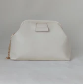 252AA105 Model Sarach Marka Bej Renk Zincir Kulp Omuz Çantası - 3