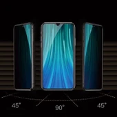 Oppo AX7 Zore New 5D Privacy Temperli Ekran Koruyucu - 2