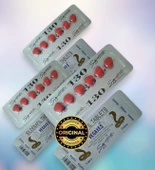 Orjinal Cobra 130MG 6'lı x 3 Dizi Kobra  Tablet Gecikme Destekleyici Performanss Kirmizi Takviye Tablet - 1
