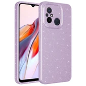 Xiaomi Redmi 12C Kılıf Kamera Korumalı Simli Lüks Zore Koton Kapak - 1