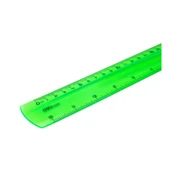 Deli Cetvel Şeffaf Renkli 30cm G00302 - 2