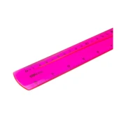 Deli Cetvel Şeffaf Renkli 30cm G00302 - 4