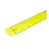 Deli Cetvel Şeffaf Renkli 30cm G00302 - 3