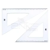 Hatas Teknik Okul Öğrenci Gönye Seti 30cm/60-45 - 2