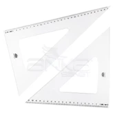 Hatas Teknik Okul Öğrenci Gönye Seti 32cm/60-45 - 2