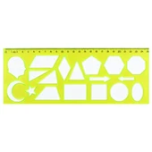 Hatas Geometrik Şekiller Şablonu 25 cm 02285 thumbnail 3