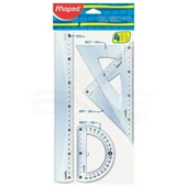 Maped Karışık Pergel ve Cetvel Seti 4 Parça 89921800 - 1