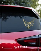 Melek Araba Sticker 17x17 Cm Gold thumbnail 5