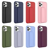 Apple iPhone 11 Pro Max Kılıf Zore Qstand Kapak - 3