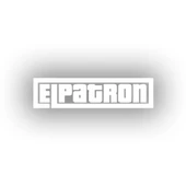 Elpatron Araba Sticker 17x17 Cm Beyaz - 1