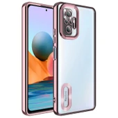 Xiaomi Redmi Note 10 Pro Kılıf Kamera Korumalı Logo Gösteren Zore Omega Kapak - 1