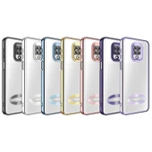 Xiaomi Redmi Note 9S Kılıf Kamera Korumalı Logo Gösteren Zore Omega Kapak - 2