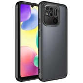 Xiaomi Redmi 10C Kılıf Kamera Korumalı Logo Gösteren Zore Omega Kapak - 1