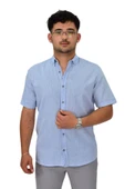 Erkek Pamuklu Yazlık Kısa Kol Gömlek 9664 BGL-ST04595 thumbnail 2