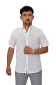 Erkek Pamuklu Yazlık Kısa Kol Gömlek 9664 BGL-ST04595 thumbnail 4