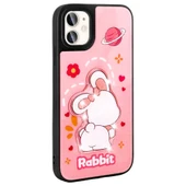 Apple iPhone 11 Kılıf Parlayan Kabartmalı İkonik Figürlü Zore Amas Silikon Kapak thumbnail 6