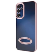 Galaxy A15 Kılıf Kamera Korumalı Logo Gösteren Zore Omega Kapak - 6