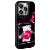 Apple iPhone 15 Pro Kılıf Parlayan Kabartmalı İkonik Figürlü Zore Amas Silikon Kapak - 5