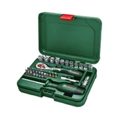 Bosch Cırcırlı Tornavida ve Lokma Takımı 34 Parça - 1600A02BY1 - 1