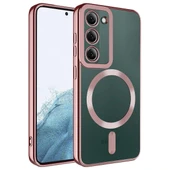 Galaxy S23 Plus Kılıf M-safe Wireless Şarj Özellikli Zore Setro Silikon - 1