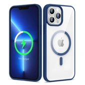 Apple iPhone 13 Pro Max Kılıf M-safe Wireless Şarj Özellikli Silikon Zore Ege Kapak - 1
