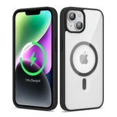 Apple iPhone 14 Kılıf M-safe Wireless Şarj Özellikli Silikon Zore Ege Kapak - 1