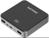 Philips DLP1812PB 10.000 mAh Powerbank 2xUSB-A 2.1A, USB-C Çıkış, PD- Siyah thumbnail 1
