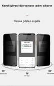 Apple iPhone 15 Pro Max Zore Kor Privacy Cam Ekran Koruyucu - 9