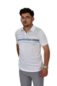 Erkek Polo Yaka Pano Çizgili Tişört T273 BGL-ST04592 thumbnail 7