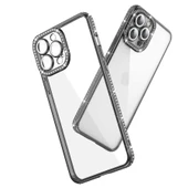 Apple iPhone 12 Pro Kılıf Kamera Korumalı Taşlı Zore Mina Kapak thumbnail 2