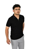 Erkek Polo Yaka Fermuarlı Tişört T237 BGL-ST04593 thumbnail 10