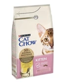 Cat Chow Kitten Tavuklu Yavru Kedi Maması 1,5 KG Açık Mama - 1