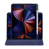 Apple iPad 10.2 (8.Nesil) Kılıf Zore Termik Kalem Bölmeli Dönebilen Standlı Kılıf - 7
