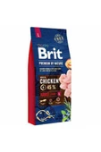 Brit Premium By Nature Adult L Büyük Irk Tavuklu Yetişkin Köpek Maması 15 Kg - 1
