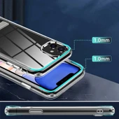 Apple iPhone 11 Kılıf Standlı Şeffaf Silikon Zore L-Stand Kapak - 2