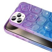 Apple iPhone 15 Pro Kılıf Simli 3D Desenli Zore Hacar Kapak - 4