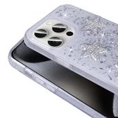 Apple iPhone 15 Pro Max Kılıf Airbagli Simli Arka Yüzey Zore Işıltı Silikon Kapak thumbnail 9