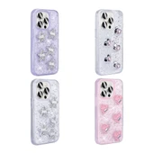 Apple iPhone 15 Pro Max Kılıf Airbagli Simli Arka Yüzey Zore Işıltı Silikon Kapak thumbnail 2