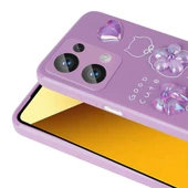 Xiaomi Poco M6 Pro 4G Kılıf Kabartma Figürlü Parlak Zore Toys Silikon Kapak - 4