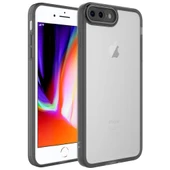 Apple iPhone 7 Plus Kılıf Kamera Korumalı Transparan Zore Post Kapak - 1