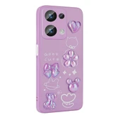 Xiaomi Poco M6 Pro 4G Kılıf Kabartma Figürlü Parlak Zore Toys Silikon Kapak - 3