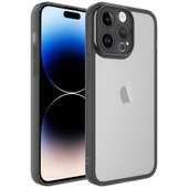 Apple iPhone 14 Pro Max Kılıf Kamera Korumalı Transparan Zore Post Kapak thumbnail 1