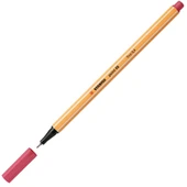 Stabilo Keçe Uçlu İnce Kalem Çilek Kırmızısı (10 LU PAKET) 88/49 - 1